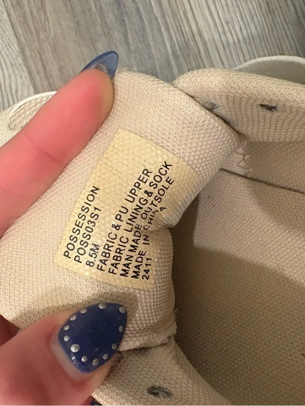 *NWOT* Steve Madden Women’s Possession Sneakers — Bone - Picture 6 of 6